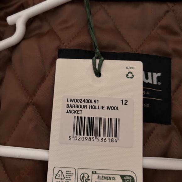 BARBOUR WOMENS HOLLIE WOOL JACKET - Picture 4 of 10